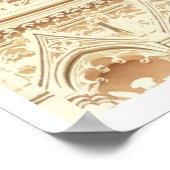 De Waterverf van de Kardinale Kerk en de Vogel Poster (Hoek)