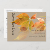 De Waterverf van de val laat Najaar Briefkaart (Voorkant / Achterkant)