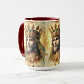 De Waterverf van een wijze koning Mok (Voorkant links)