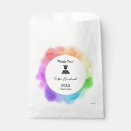 De Waterverf van het Afstuderen van de Bag van de Bedankzakje