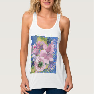 De Waterverf van het Blauwbijl van het laboratoriu Tanktop