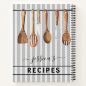 De Waterverf van het Cookbook ontvang wendingen Mo Notitieboek (Achterkant)