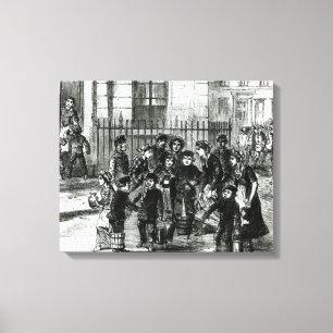 De watervoorziening canvas afdruk