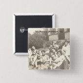 De Watson's Vierkante Button 5,1 Cm (Voorkant /achterkant)