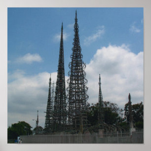 De Watts Towers Poster