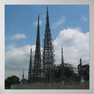 De Watts Towers Poster