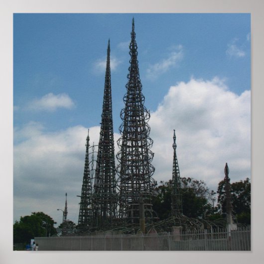 De Watts Towers Poster (Voorkant)