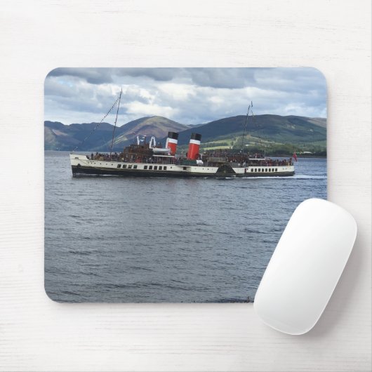 De Waverley Paddle Steamer in Schotland Muismat (Met muis)