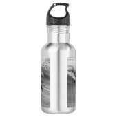 De Waves Grayscale-waterflesje omdoen Waterfles (Voorkant)