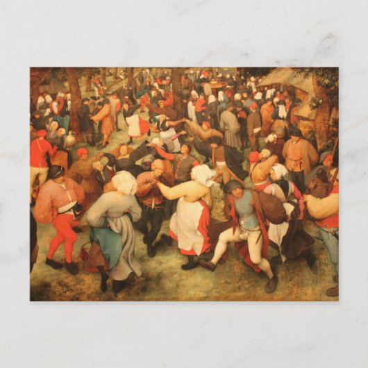 De weddenschap - 1566 briefkaart (Voorkant)