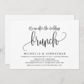 De weddenschap lokt uit na de bruiloft. kaart (Voorkant / Achterkant)