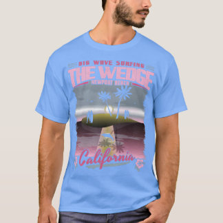 DE WEDGE NEWPORT BEACH CALIFORNIA T-SHIRT