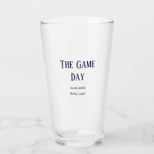 de wedstrijd dag voetbalclub wedstrijd naam jaar d glas