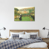 De weduwe, 1895 (olie op canvas) canvas afdruk (Insitu (Slaapkamer))