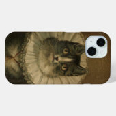 De weduwe antiek katje schilderen kitten Case-Mate iPhone case (Achterkant (horizontaal))