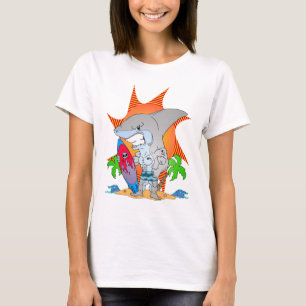 De Week Surfer van de haai T-shirt