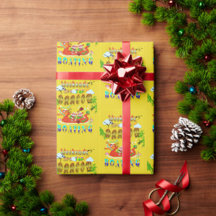 De weekenden zijn voor de drakenboot cadeaupapier