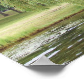 De weepende wilg poster (Hoek)