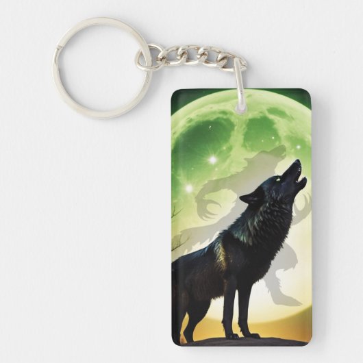 De Weerwolf Howl Sleutelhanger (Voorkant)