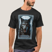 De Weerwolf Tarot Kaart T-shirt (Voorkant)