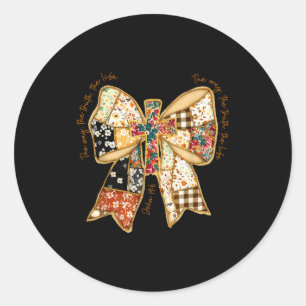 De Weg De Waarheid De Leven Coquette Christelijke Ronde Sticker
