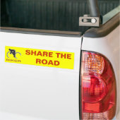 DE WEG DELEN BUMPERSTICKER (Op Truck)