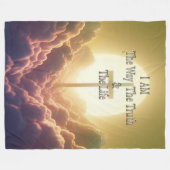 De weg fleece deken (Voorkant (Horizontaal))