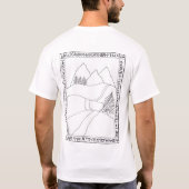 De weg gaat altijd door... t-shirt (Achterkant)