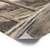 De weg in Etten (1881) van Vincent van Gogh. Klein Poster (Hoek)