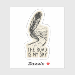 De Weg Is Mijn Hemel Arend Veer Decal Sticker