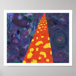 De weg is niet afgelegd poster