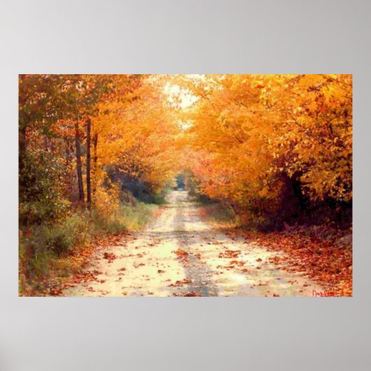 De weg minder gereisd poster (Voorkant)