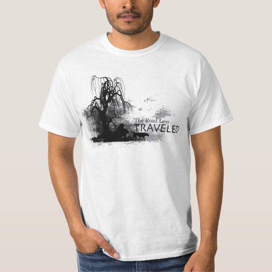 De weg minder gereisd t-shirt (Voorkant)