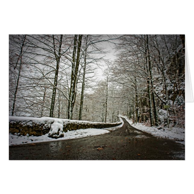 De weg naar de toekomst - Wenskaart (Voorkant Horizontaal)