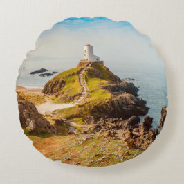 De weg naar de vuurtoren rond kussen