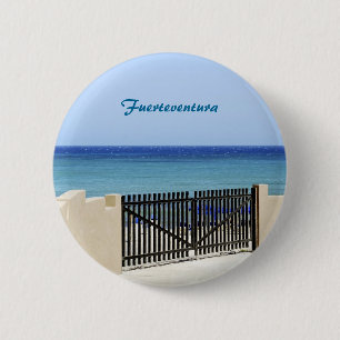 De weg naar de zee ronde button 5,7 cm