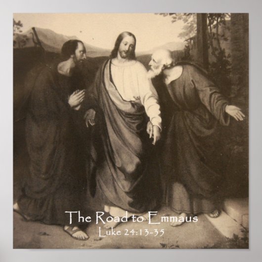De weg naar Emmaus Custom Poster (Voorkant)