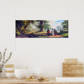 De weg naar Emmaus. Poster (Keuken)
