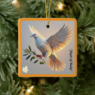 "De weg naar harmonie" Keramisch Ornament