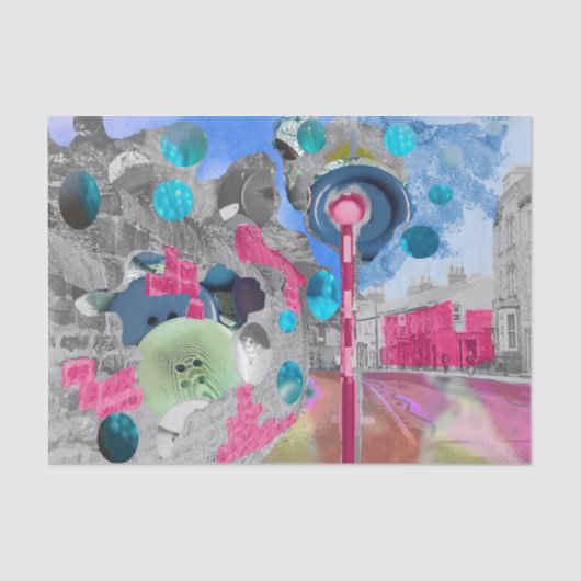 de weg naar het huis tissuepapier (Voorkant)