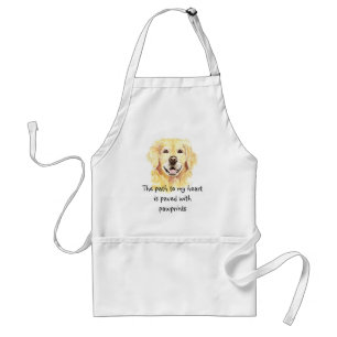 De weg naar mijn hart Pawprints Dog Groomer Schort