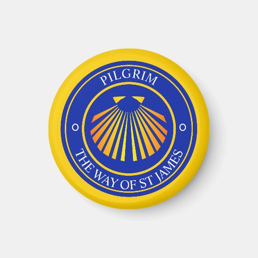 De weg naar St James pelgrims Magneet (Voorkant)