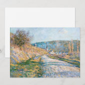 De weg naar Vétheuil | Claude Monet (Voorkant / Achterkant)