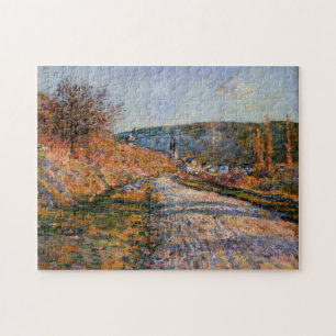 De weg naar Vetheuil Monet Fine Art Legpuzzel