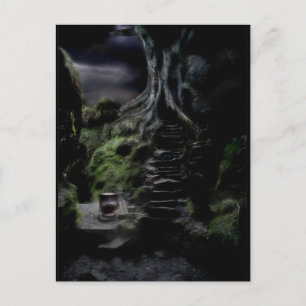 de weg naar wonderland briefkaart