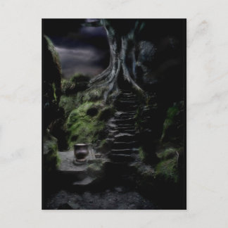 de weg naar wonderland briefkaart