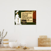 De weg van Anthracite 1903 Poster (Keuken)