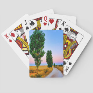 De weg van de Franse Weg Pokerkaarten