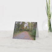 De Weg van de herfst Kaart (Voorkant)