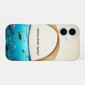 "De weg van de rust" iPhone 16 Hoesje (Achterkant horizontaal)